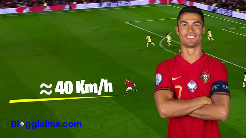 Cầu thủ chạy nhanh nhất thế giới Cristiano Ronaldo